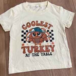2T coolest turkey shirt